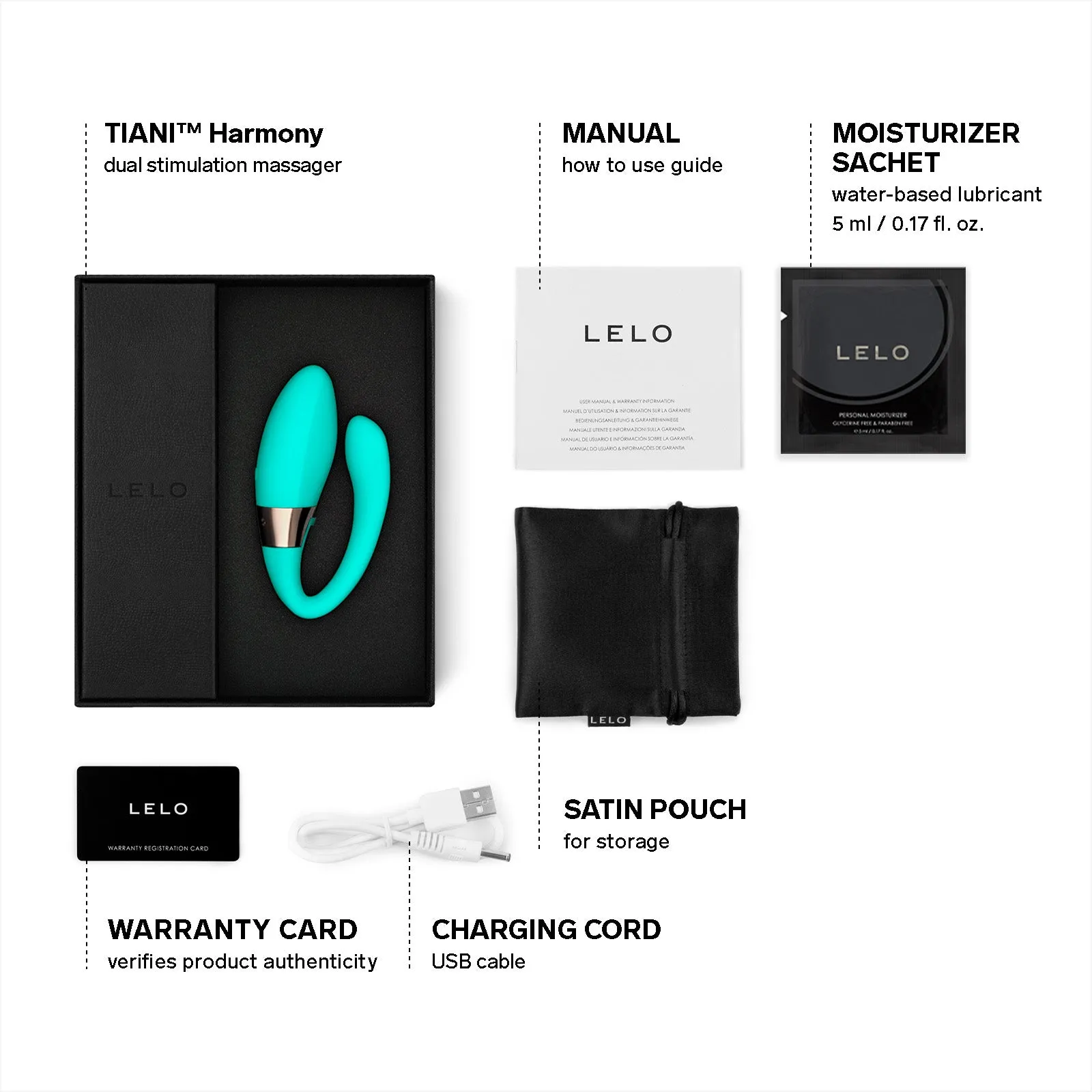 LELO Tiani Harmony Wearble Clit & G-Spot Vibrator App-Controlled