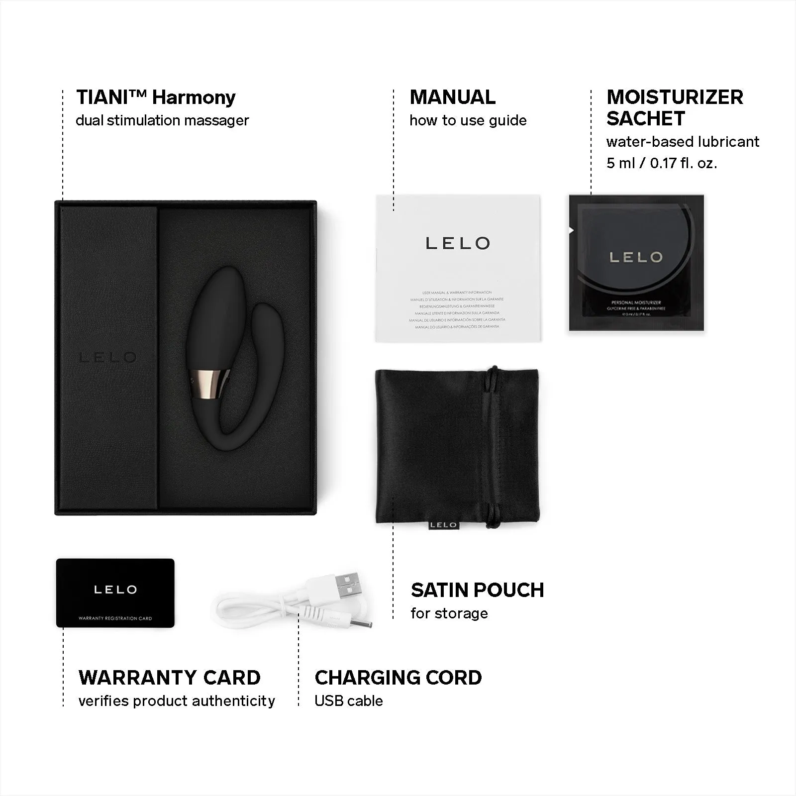 LELO Tiani Harmony Wearble Clit & G-Spot Vibrator App-Controlled