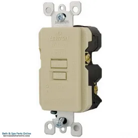Leviton GFCI Breaker [20A] [SPST] [Deadfront] [Ivory] (60-134-1000)