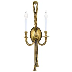 Metropolitan Oversized 25 in. 2 lights LED Vanity Light Gold Finish