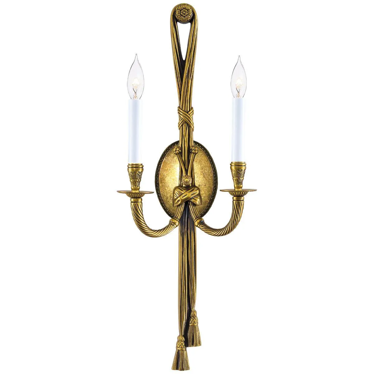 Metropolitan Oversized 25 in. 2 lights LED Vanity Light Gold Finish