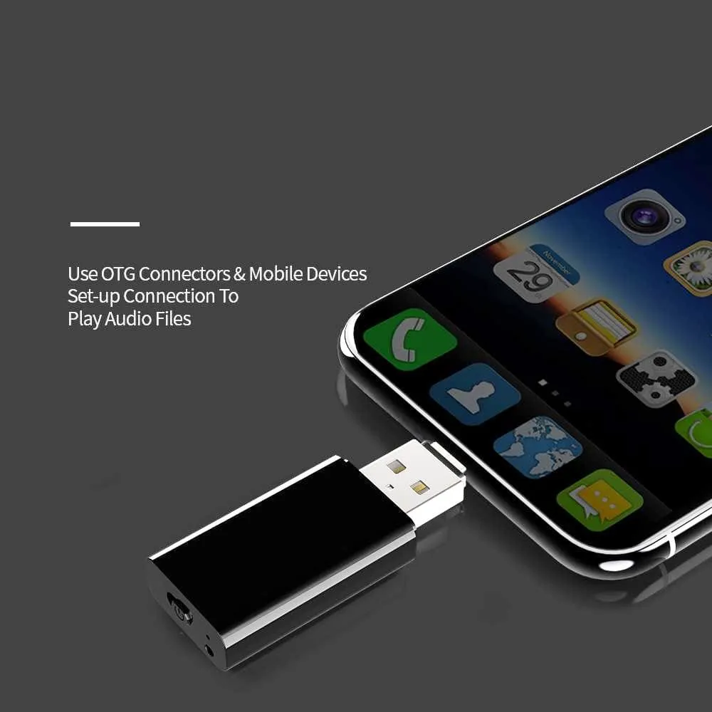 Mini USB Voice Activated Sound Recorders with OTG Function