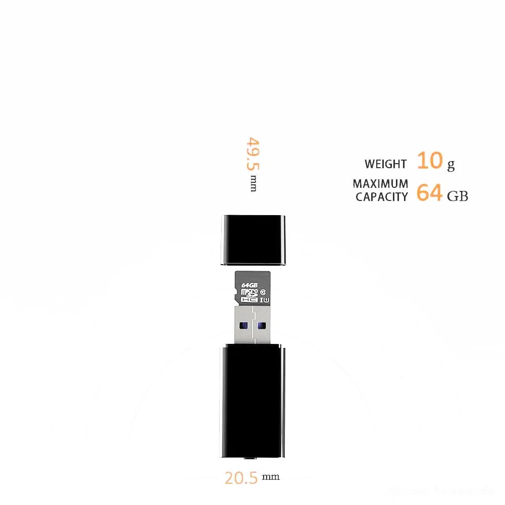 Mini USB Voice Activated Sound Recorders with OTG Function