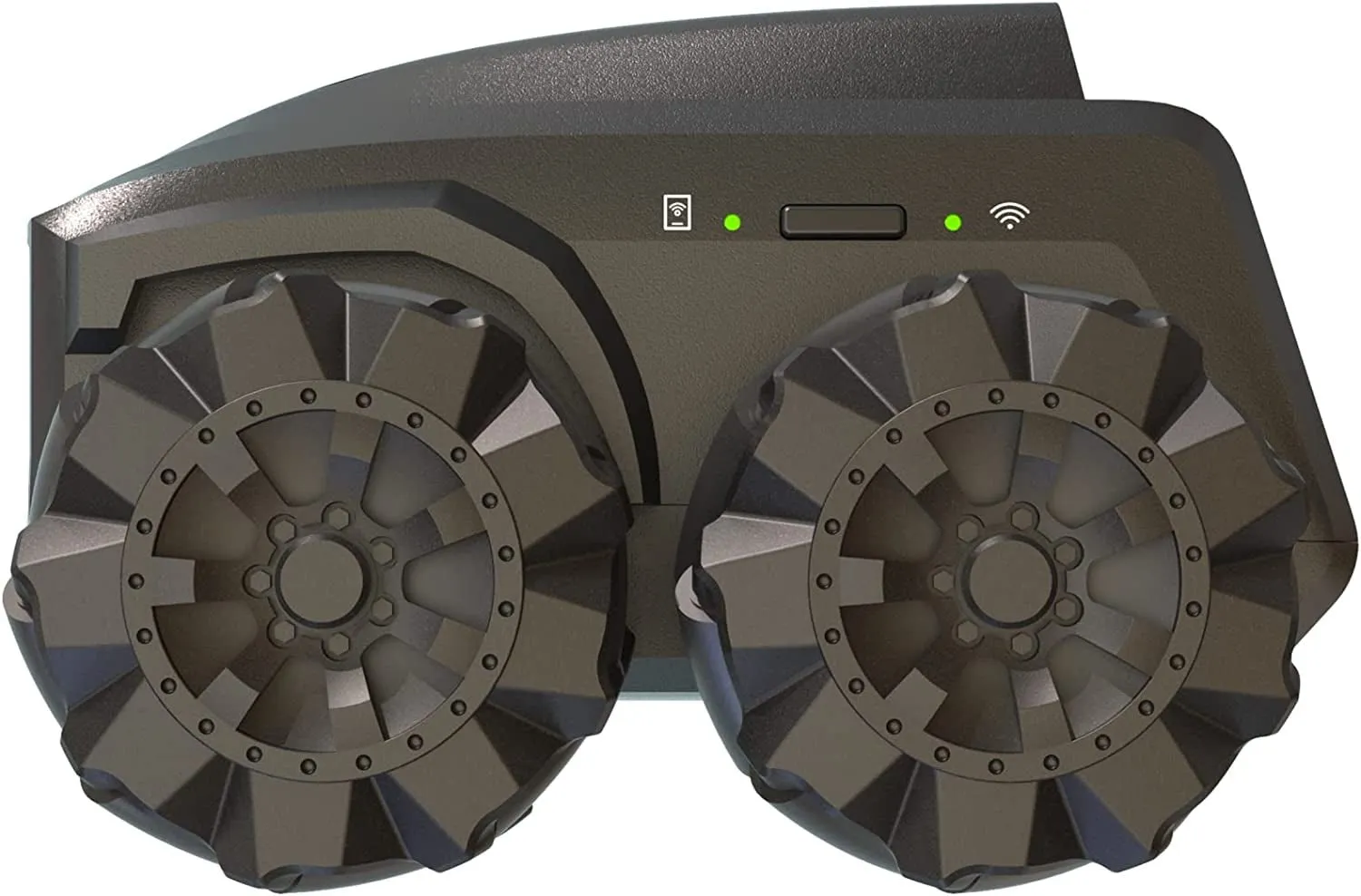 Moorebot Scout - Tiny Ai-Powered Smart Camera Mobile Robot for Monitoring, Work with Alexa and Google Home, 1080P, Human and Pets Recognition, FWD Mecanum Wheels, Auto Patrol and Docking, Night Vision