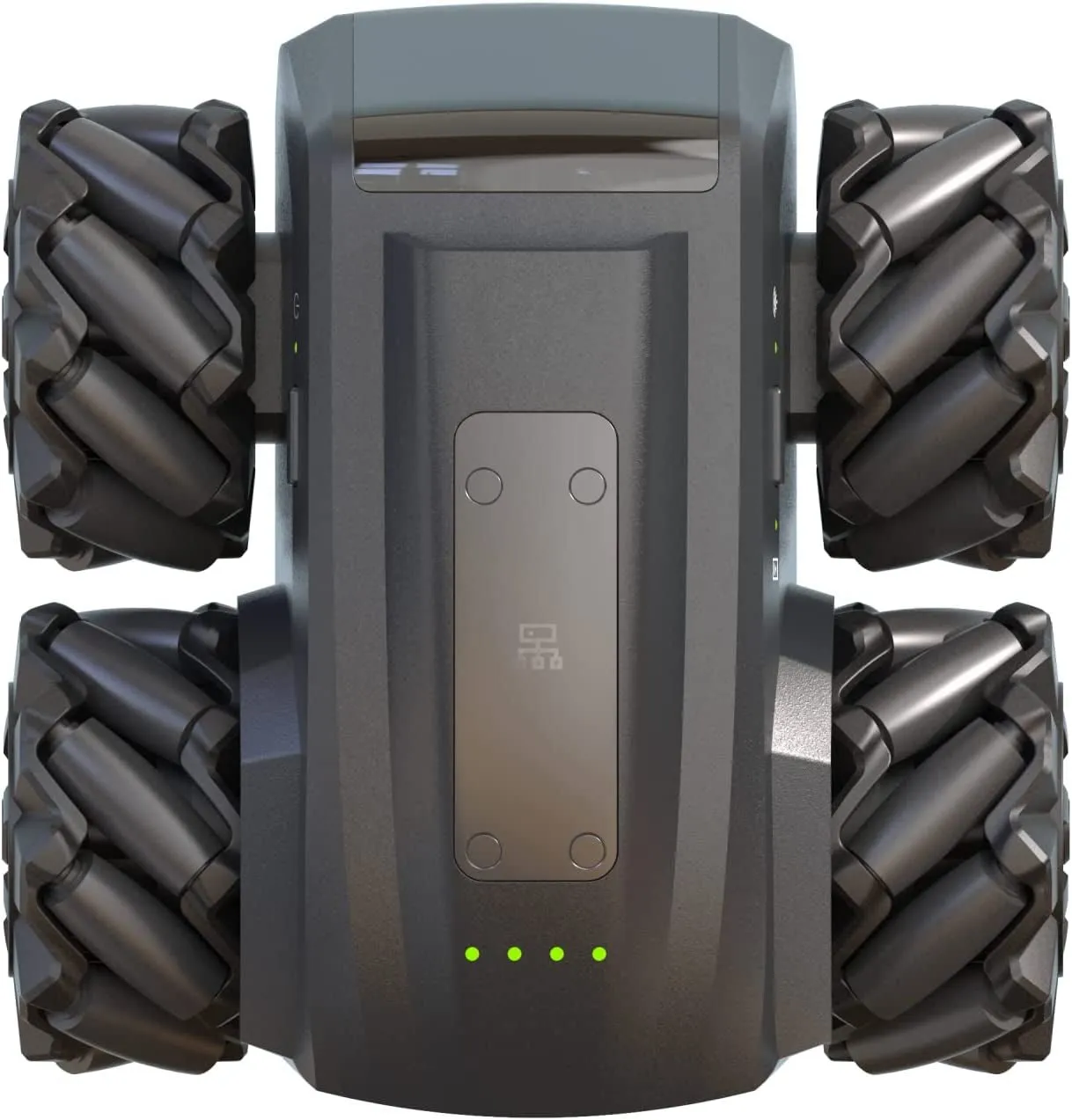 Moorebot Scout - Tiny Ai-Powered Smart Camera Mobile Robot for Monitoring, Work with Alexa and Google Home, 1080P, Human and Pets Recognition, FWD Mecanum Wheels, Auto Patrol and Docking, Night Vision
