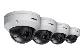 MPX HD 1080p Outdoor PTZ Camera, 4x Optical Zoom with Color Night Vision, Metal Camera (4-Pack)