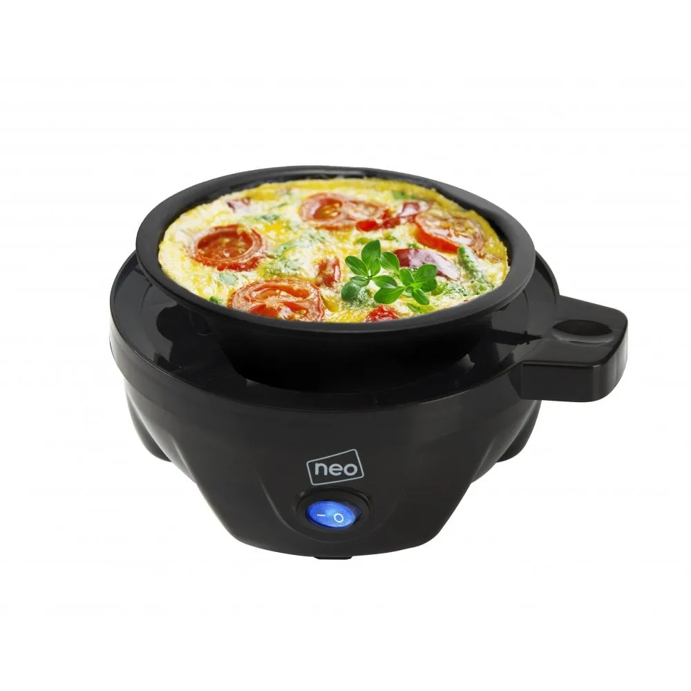 Neo Red and Stainless Steel Electric Egg Boiler Poacher and Steamer