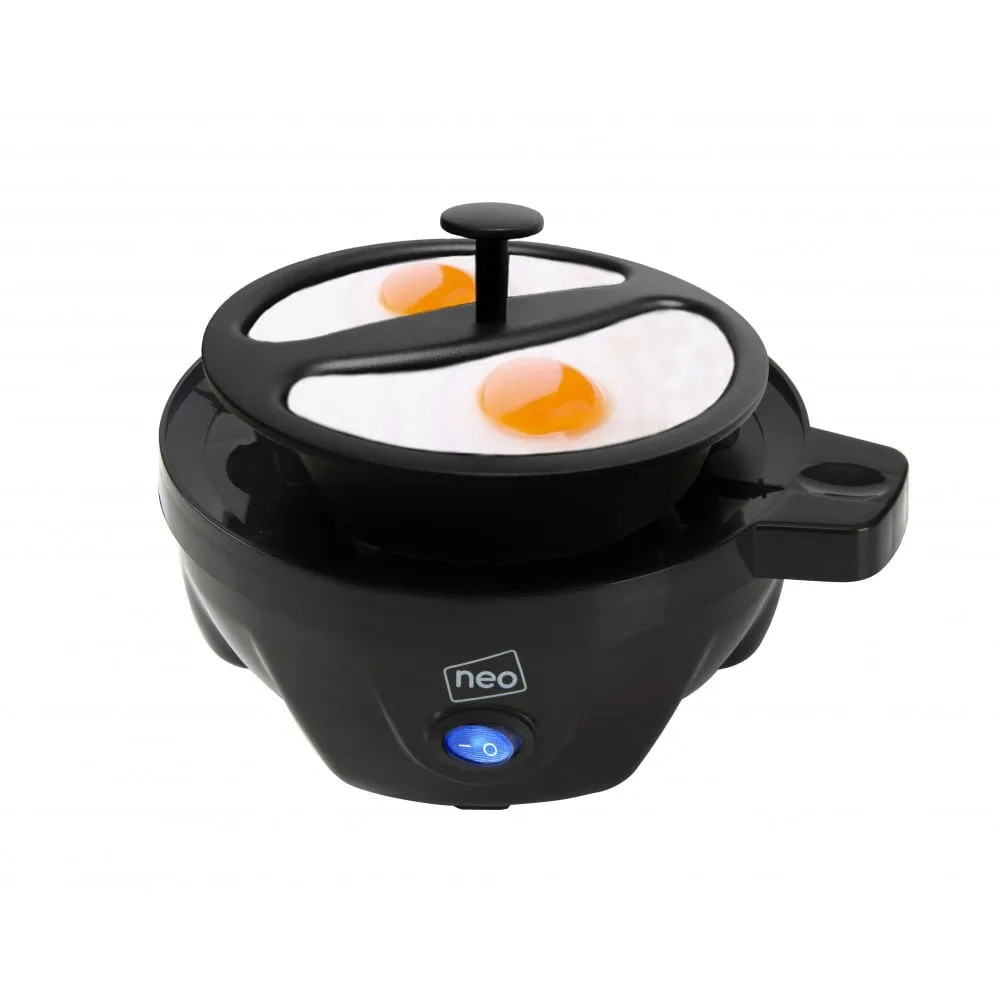 Neo Red and Stainless Steel Electric Egg Boiler Poacher and Steamer