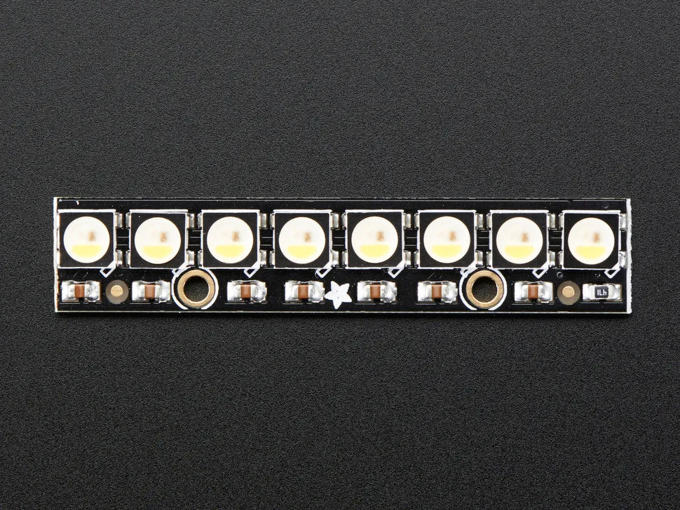 NeoPixel Stick - 8 x 5050 RGBW LEDs - Natural White - ~4500K