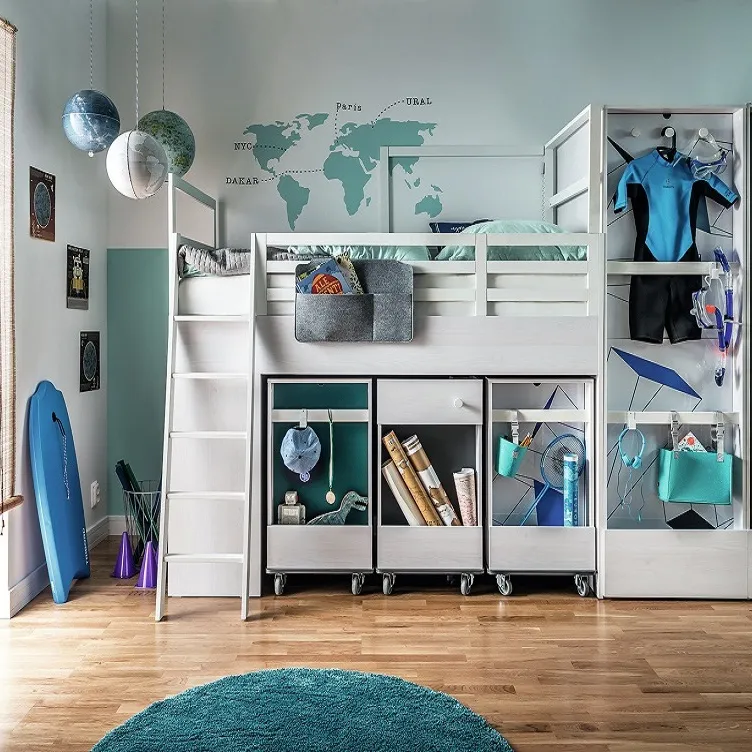 Nest Single Loft Bed XL - Left