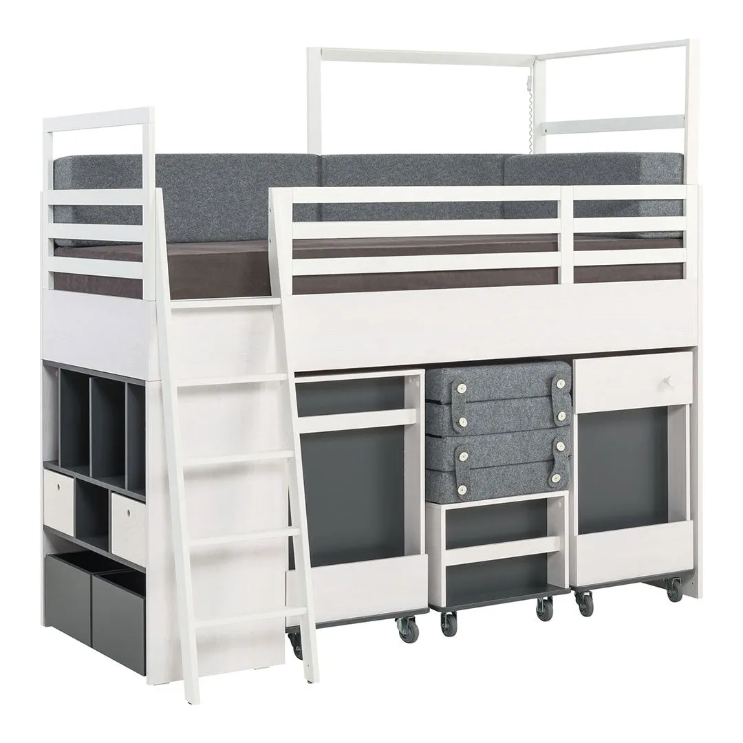 Nest Single Loft Bed XL - Left