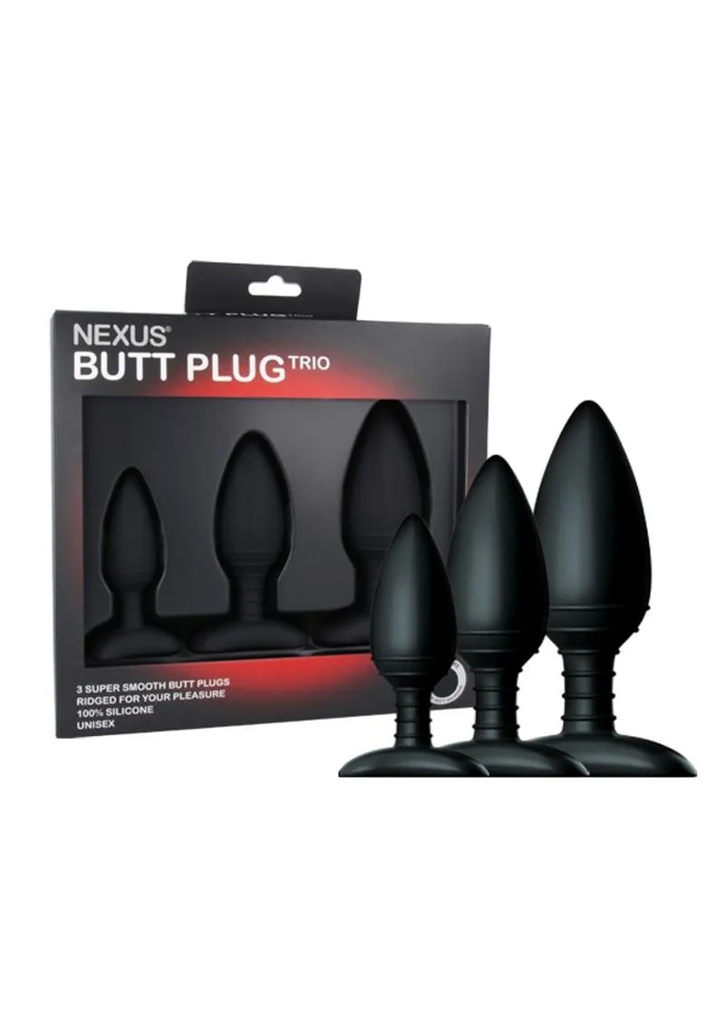 Nexus Butt Plug Trio Silicone Butt Plugs