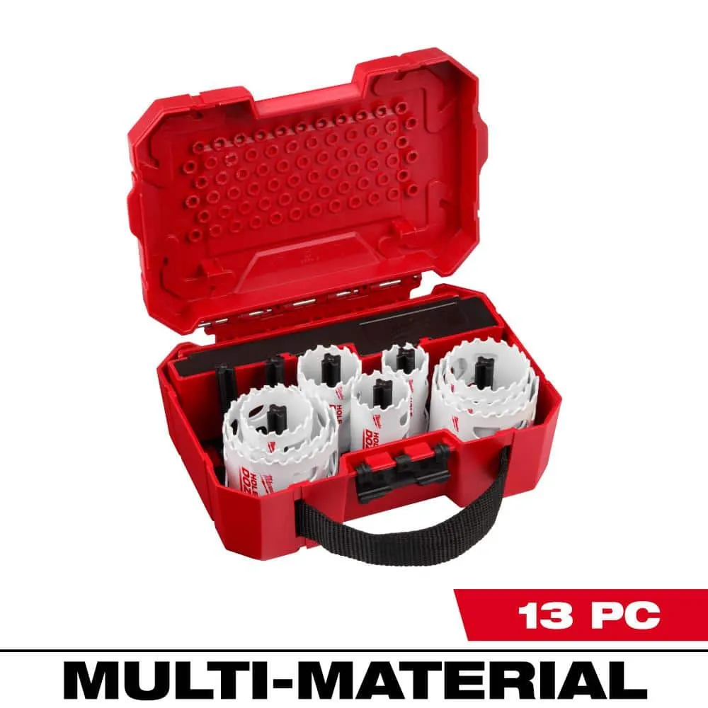 Open Box -  Hole Dozer General Purpose Bi-Metal Hole Saw Set (13-Piece)