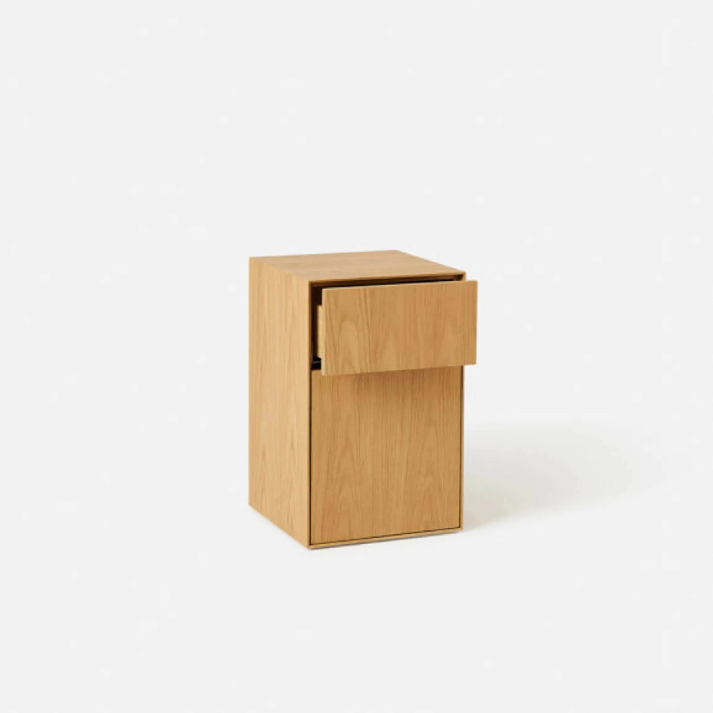 Plinth Bedside Left Hand - Oak