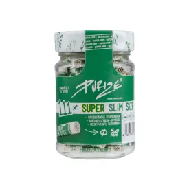 Purize - Super Slim 5mm - Activated Charcoal Filters - Jar of 111