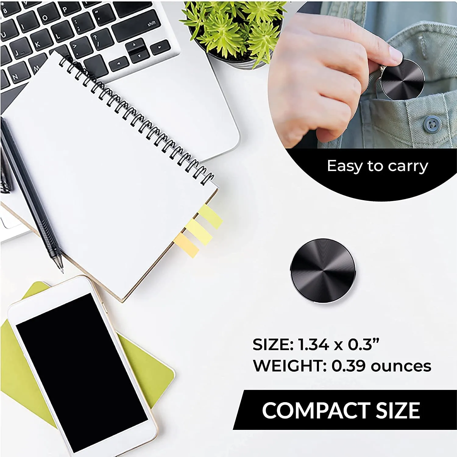 "Quarter" Sized 16GB Audio Recorder with (30 Day Standby)