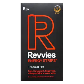 Revvies Energy Strips - 40mg Caffeine - Tropical Hit