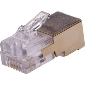 Rj12 Plug Shielded 10 Pcs