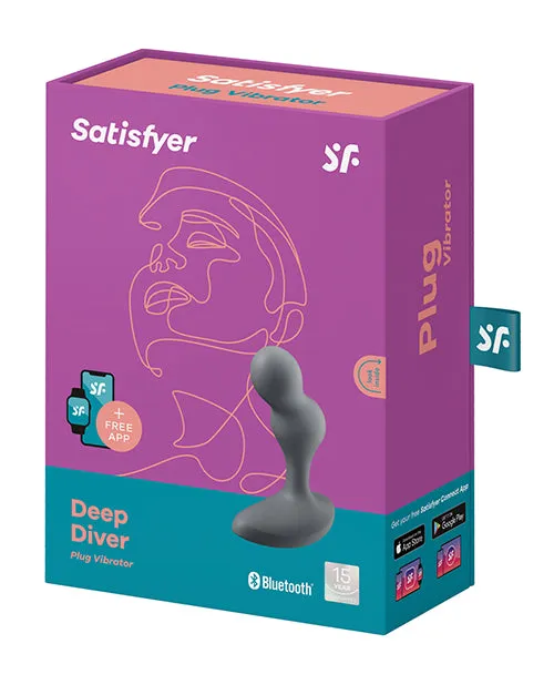 Satisfyer Deep Diver Vibrating Plug With App Control