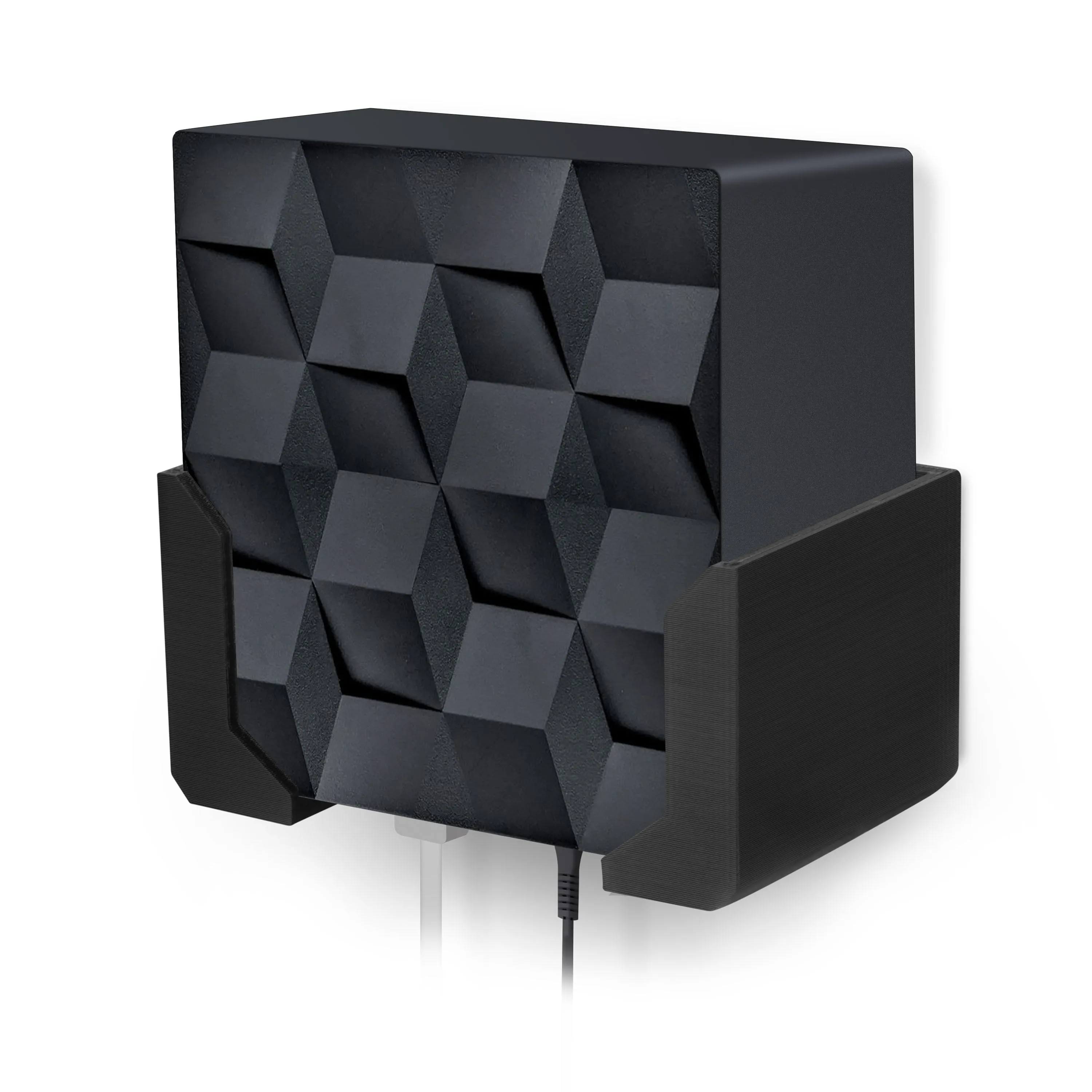 Screwless Wall Mount For Netgear Nighthawk MK62 Router, Strong VHB Adhesive, Easy to Install Holder, Reduce Interference & Increase Range, Stick On & Screw-in Mounting