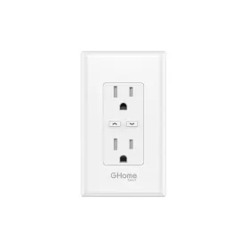 Smart in-Wall Outlet GHomeSmart® WO1