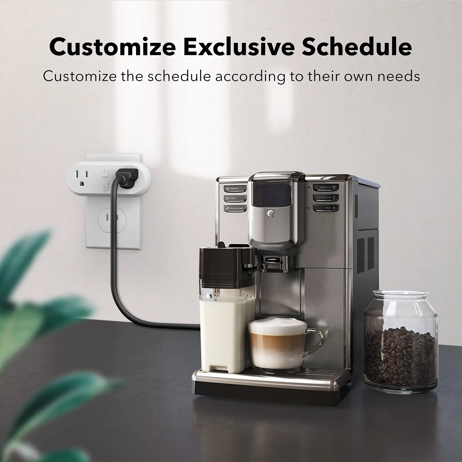 Smart Plug 15A WiFi&Bluetooth Outlet Extender Dual Socket Plugs Compatible Function 4-Pack ETL BN-LINK