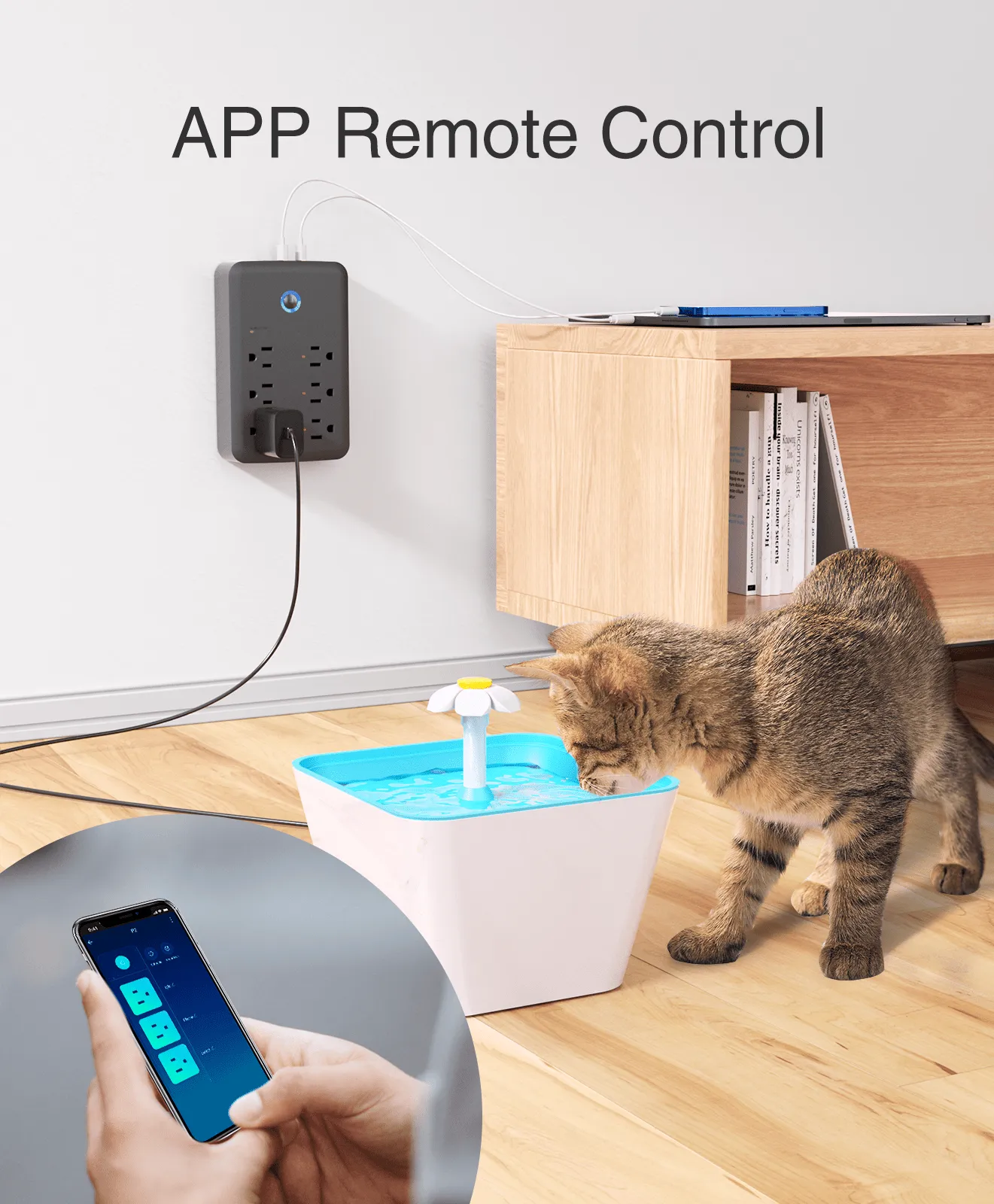 Smart Plug Outlet Extender GHomeSmart® P2