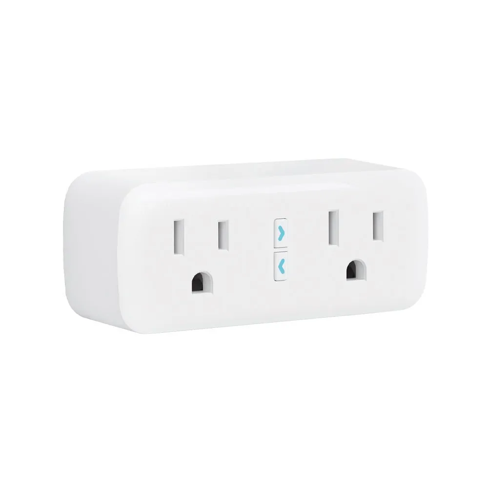 Smart Plugs Wifi Dual Outlet GHomeSmart® WP2(2 PACK)