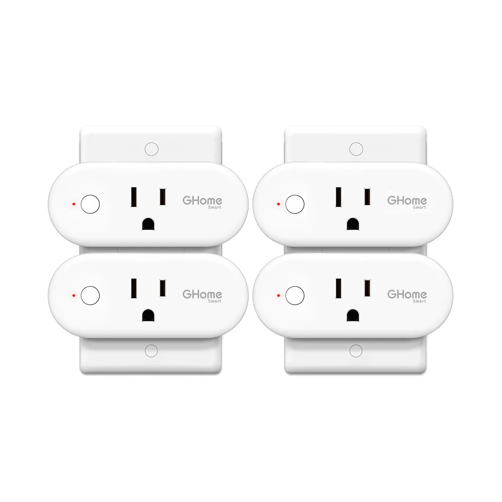 Smart Wifi Plug 15A HomeKit,Only for APPLE user GHomeSmart® WP6(4 PACK)