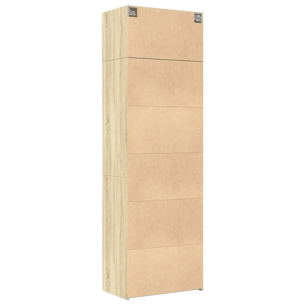 Storage Cabinet Sonoma Oak 70x42.5x225 cm Engineered Wood