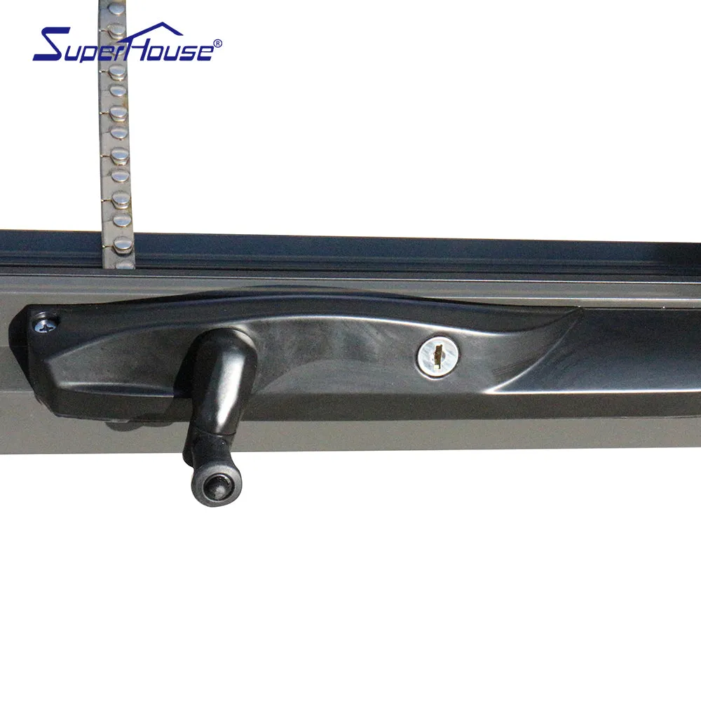 Superhouse Safety glass thermal break chain winder awning window comply with Australia standard