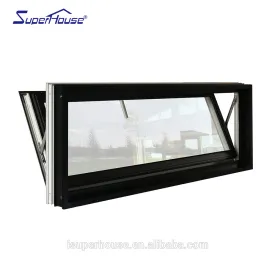 Superhouse thermal break aluminium two color tint awning window