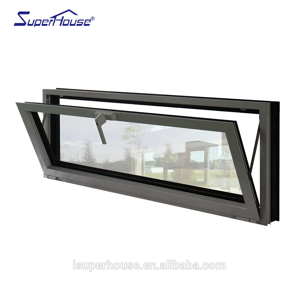 Superhouse thermal break aluminium two color tint awning window