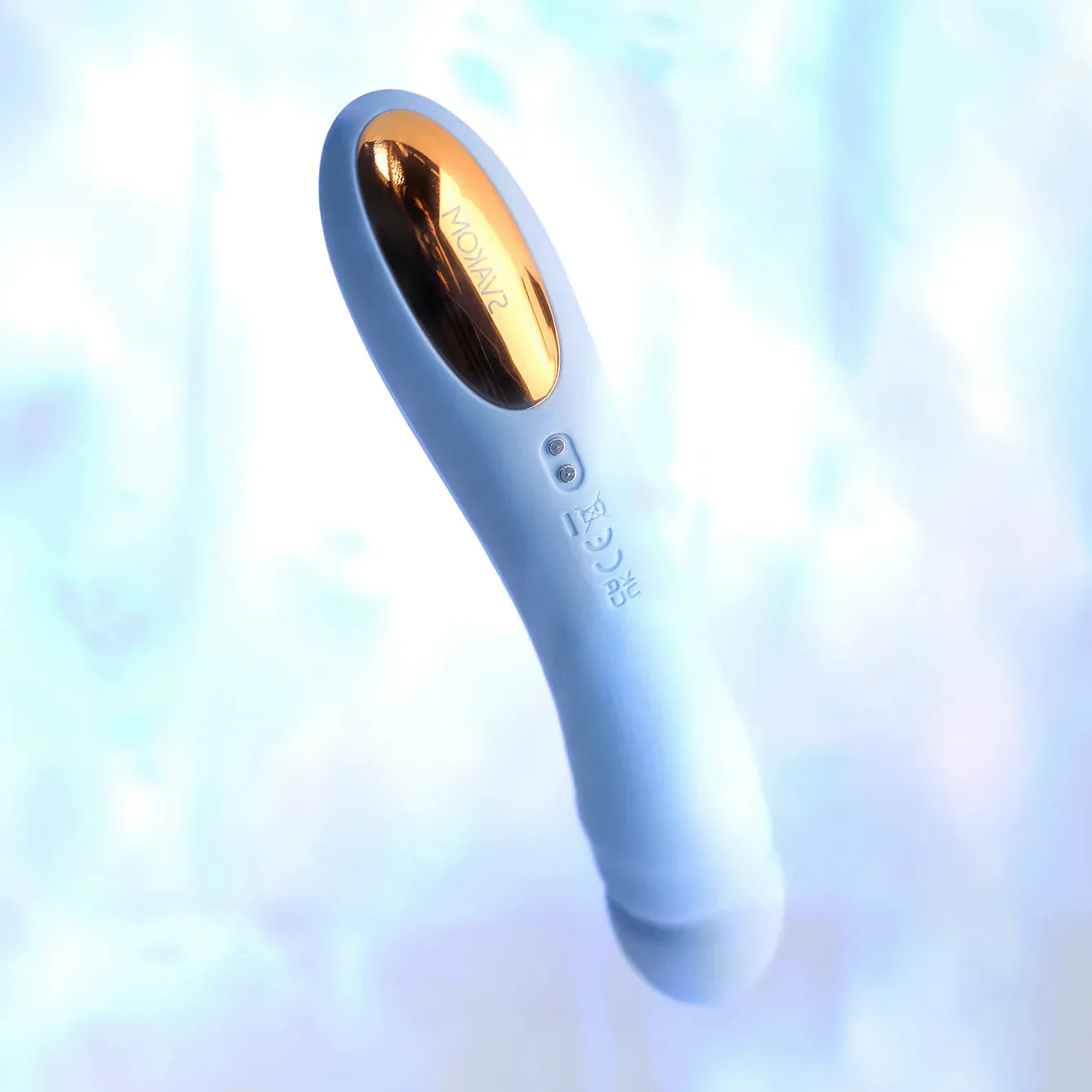 Optimized E-commerce Product Title: Interactive Cornflower Blue SVAKOM Ava Neo Thrusting Vibrator with App, Video & Webcam Control