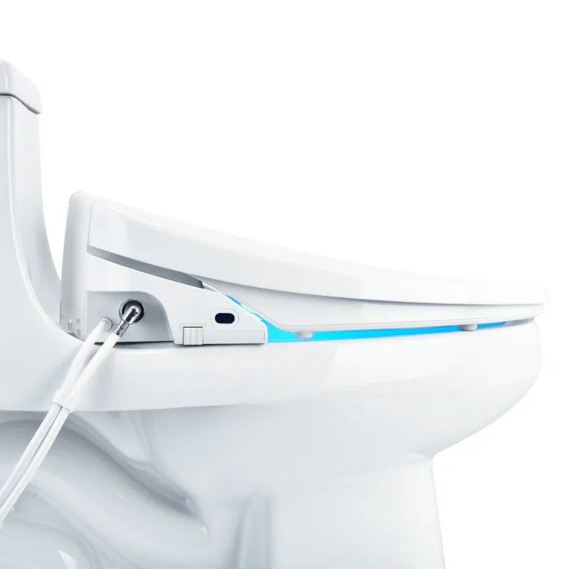 Swash Luxury Round Bidet Seat and Air Dryer in White