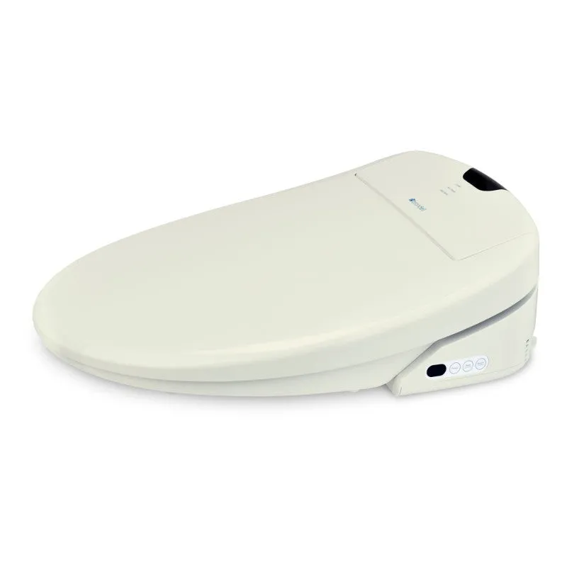 Swash Luxury Round Bidet Seat in Biscuit