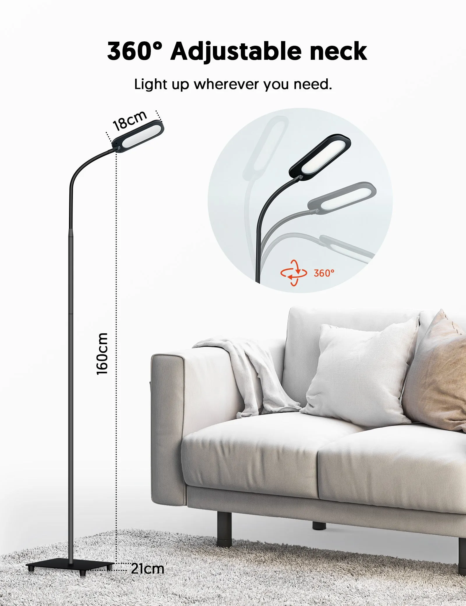 Teckin FL32A Floor Lamp