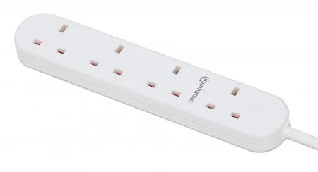 Uk Extension Lead 2M Output X4-