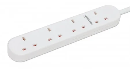 Uk Extension Lead 2M Output X4-
