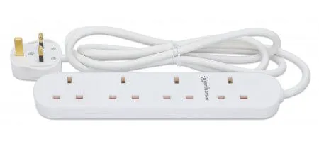Uk Extension Lead 2M Output X4-