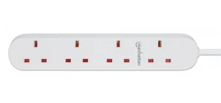 Uk Extension Lead 2M Output X4-