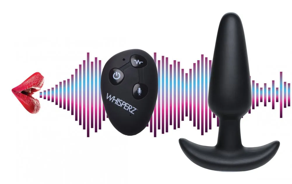 Voice-Activated 10X Silicone Vibrating Slim Butt Plug with Wireless Remote Control - Ultimate Pleasure Device for Enhanced Intimacy