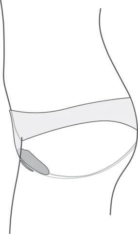 We-Vibe Moxie Remote & App-Controlled Wearable Clitoral Vibrator