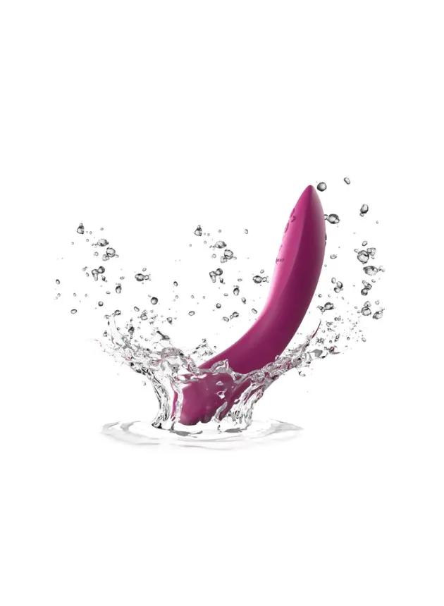 We-Vibe Rave 2 App-Controlled Silicone G-Spot Vibrator Bold Pink