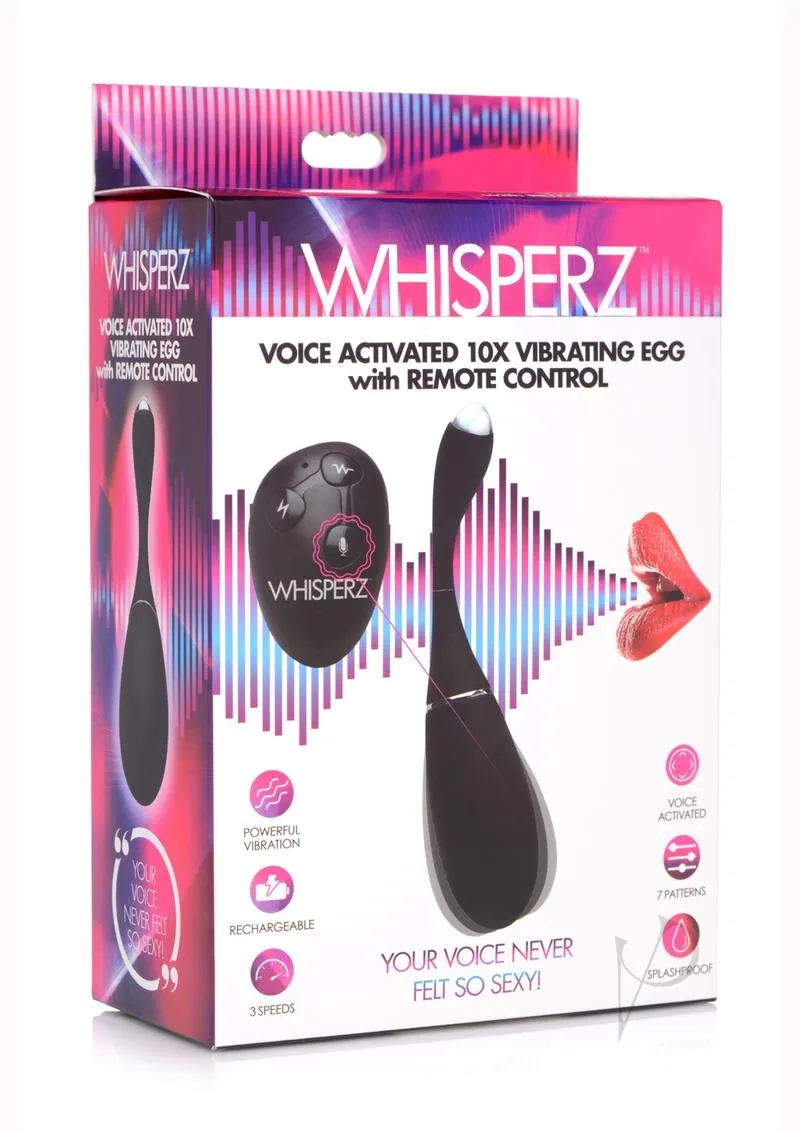 Whisperz Voice Active Egg Black