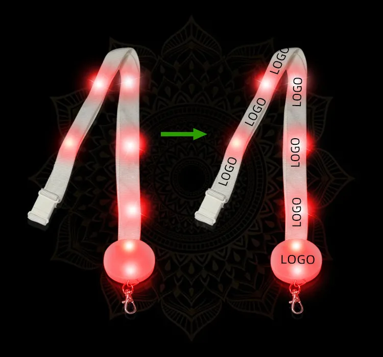 Wholesale Remote Controlled LED Lanyards (200 PCS)