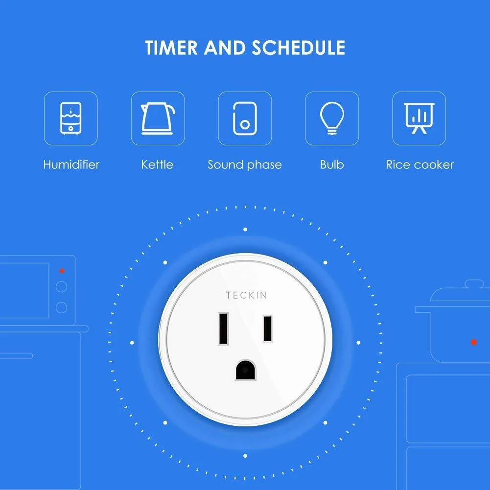 WHOLESALE Teckin SP10 WiFi Smart Plug with Timer Function