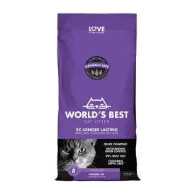 Worlds Best Lavender Scented Clumping Cat Litter 12.7kg